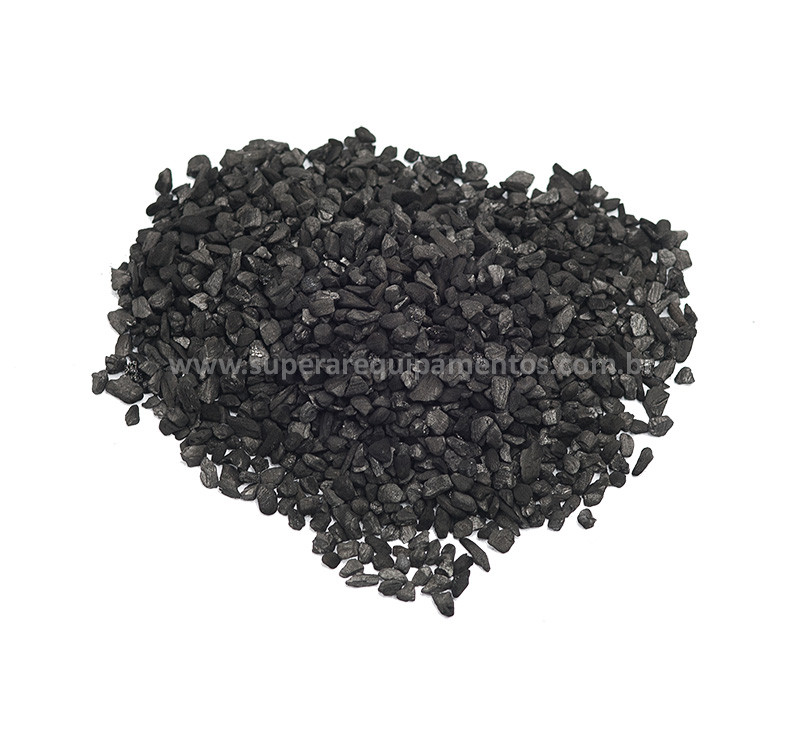 Carvão ativado granulado para filtragem